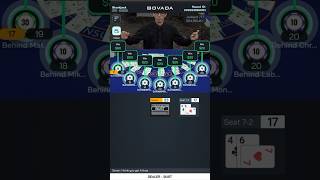 I BET 10 BEHIND EVERYBODY blackjack poker bovada casino stake betting gambling comedy fyp [upl. by Mickelson]