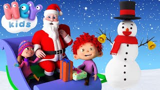 Vive le vent dhiver ☃️ Chansons de Noël pour enfants 🎄 HeyKids Français [upl. by Gardel10]