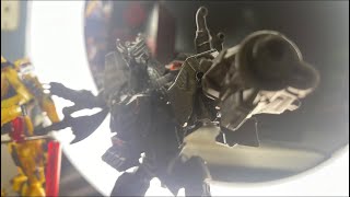 Transformers Stop Motion Rise of the Beasts Spoiler Alert Bumblebees Death Scene [upl. by Eimmot985]