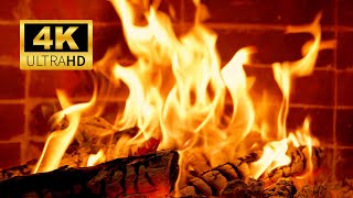 🔥 Cozy Fireplace 4K 24 HOURS  Fireplace with Crackling Fire Sounds  Fireplace Burning 4K 27r [upl. by Colwin]