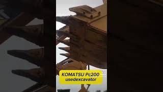 Komatsu pc200 usedexcavator usedexcavator secondhandexcavator excavatorschannel [upl. by Draneb]