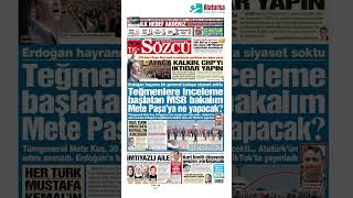 Sözcü Gazetesi 1 Sayfa  7 Eylül 2024 [upl. by Leahcimrej]