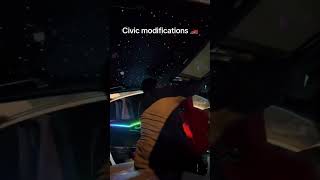 Civic modified lights star lights foryou caraccessories modified smartphone [upl. by Verity]