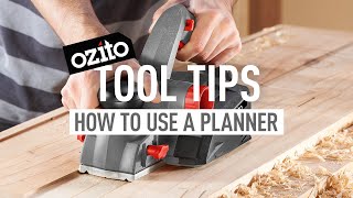 HOW TO USE A PLANER FOR BEGINNERS  Ozito Tool Tips [upl. by Civ]