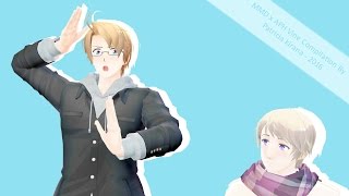 MMD x APH Vine and Meme Compilation  Patricia kirana 2016 Happy New Year 2017 [upl. by Ayom554]