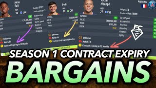 FIFA 22 SEASON 1 CONTRACT EXPIRY BARGAINS [upl. by Nednyl]