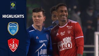 ESTAC TROYES  STADE BRESTOIS 29 1  1  Highlights  ESTAC  SB29  20212022 [upl. by Atsugua]