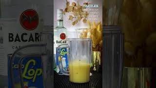 How to make a Pina Colada cocktail at home recipe [upl. by Nerin]