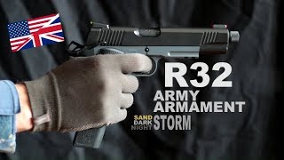 EN R32 Army Armament  Airsoft review  Darkstorm Nightstorm Sandstorm  Airsoft [upl. by Corbin474]