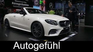 MercedesAMG E53 Convertible amp Coupé REVIEW Mercedes EClass EKlasse AMG  NAIAS 2018  Autogefühl [upl. by Katsuyama]