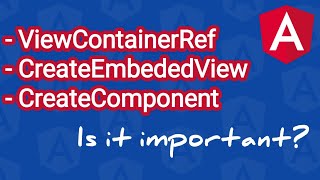 Angular  Viewcontainerref createEmbeddedView createComponent load dynamic components in Tamil [upl. by Alleda6]