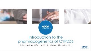 Introduction to the pharmacogenetics of CYP2D6  Juho Heliste 592018 [upl. by Colburn]