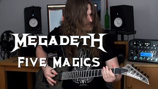 Megadeth  Five Magics Guitar Cover  ristridi [upl. by Lianna]