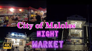 Walking Tour  Malolos City Night Market [upl. by Cod297]