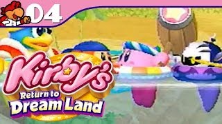 Kirbys Return to Dream Land  4  Raisin Ruins 4 Player [upl. by Launcelot]