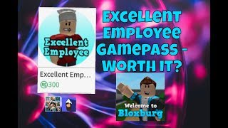 Is Excellent Employee REALLY worth robux  Bloxburg  Roblox [upl. by Esened]