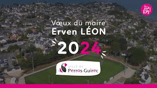 Vœux 2024 du maire Erven Léon [upl. by Ogdan]