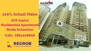 ACE Aspire  2 3 BHK Flats for Sale in Noida Extension  Actual Video [upl. by Mcnelly339]