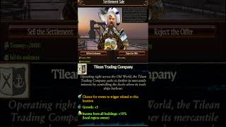 Tilean Trading Company Unusual Location Offers a Deal to Purchase your Settlement for 20000 Gold [upl. by Atsirhcal999]