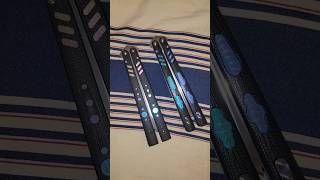 V1 Replicant vs V3 Modded Replicant BRS Balisong balisong butterflyknife balisongtricks [upl. by Ixela]