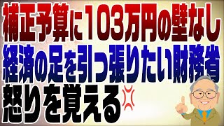 1163回 補正予算に基礎控除引き上げなし！しれっと能登の復興予算を入れる 先ずは謝れ！財務省よ [upl. by Irrej]