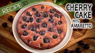 So many cherries on top Make this Amazing Cherry Cake with Amaretto liqueur today [upl. by Casaleggio371]