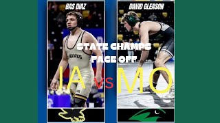 MO state champ vs IA State Champ Both D1 Commits 157 lbs Dan Gable Donnybrook Gleason over Diaz [upl. by Lawton]