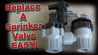 How to Replace a Sprinkler Valve [upl. by Etnaik]