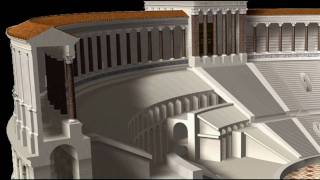 Ancient Rome Theatre of Pompey HD [upl. by Seka]