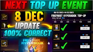 Next Top Up Event In Free Fire 8 DECEMBER 2023  upcoming top up event in free fire [upl. by Lubow]