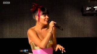 Radio 1s Big Weekend  Lily Allen 24052014 [upl. by Nekcarb]