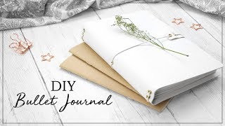 DIY Bullet Journal  Travelers Notebook Style [upl. by Amle]