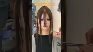 FaceShaping Bangs 💇‍♀️ Bangs HairDye BeijingStyle menshairstylist haircutmastermenshaircuts [upl. by Ardra]