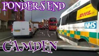 Ponders End EN1 to Camden N7 291223 [upl. by Ahsatin901]