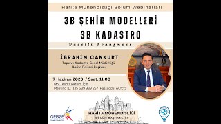 3B ŞEHİR MODELLERİ amp 3B KADASTRO  İbrahim CANKURT [upl. by Salman]