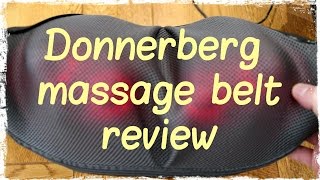 Donnerberg NM089 Neck and Shoulder Shiatsu Massager Review [upl. by Arnaldo]