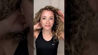 brush styling for defined bouncy curls using the Denman 5 row [upl. by Sinnek]