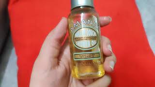 loccitane almond shower oil body wash shower gel luxury loccitane [upl. by Irrahs]