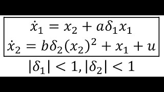 backstepping control parameter uncertainty example [upl. by Nedry]