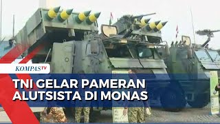 Rayakan HUT ke79 TNI Gelar Pameran Alutsista di Monas [upl. by Alet]