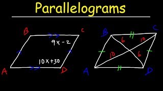 Parallelograms  Geometry [upl. by Richel355]