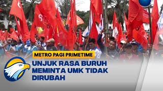 Unjuk Rasa Buruh di Depan Gedung PemProv Jawa Barat [upl. by Atirhs30]