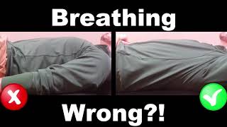 Breathing Wrong Try this technique  Transversus Abdominis Diaphragmatic Breating Exercises [upl. by Mokas]