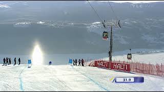 Are 2007 Mens Super Combined Downhill Larsson AI Upscaled [upl. by Virgil748]