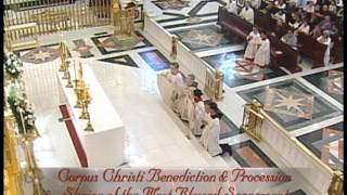 Sunday Benediction for Corpus Christi  2012610  Fr Patrick Mary MFVA [upl. by Westhead]