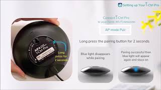 AIFA iCtrl Pro smart remote First time set up User Manual  AP Mode Pairing [upl. by Utir]