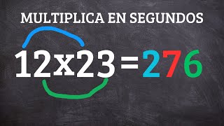 COMO MULTIPLICAR EN 3 SEGUNDOS [upl. by Ehudd]