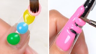 929 18 Winter Manicures for Medium Nails  Oddly Satisfying Nail Videos [upl. by Edualc656]