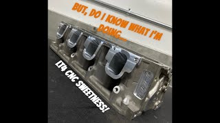 SIZE MATTERS CNC Porting LT4 Cylinder Heads [upl. by Piegari47]