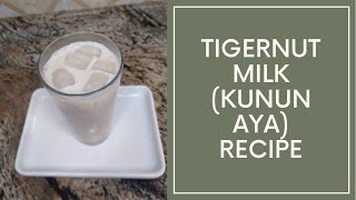 Kunun Aya Tigernut milk  local drink  Natural Aphrodisiac [upl. by Yendis]